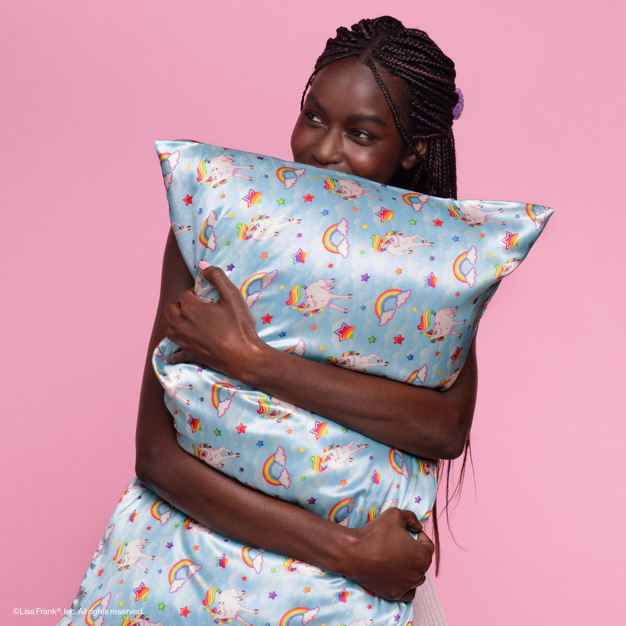 Lisa Frank x Kitsch Satin Pillowcase in Markie - King - Image 4