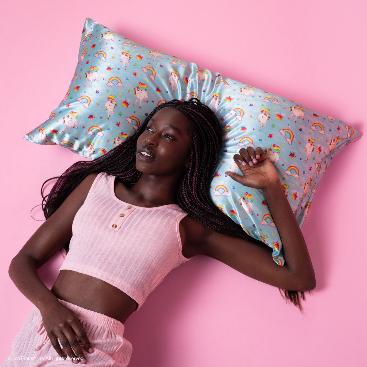 Lisa Frank x Kitsch Satin Pillowcase in Markie - King - Image 2