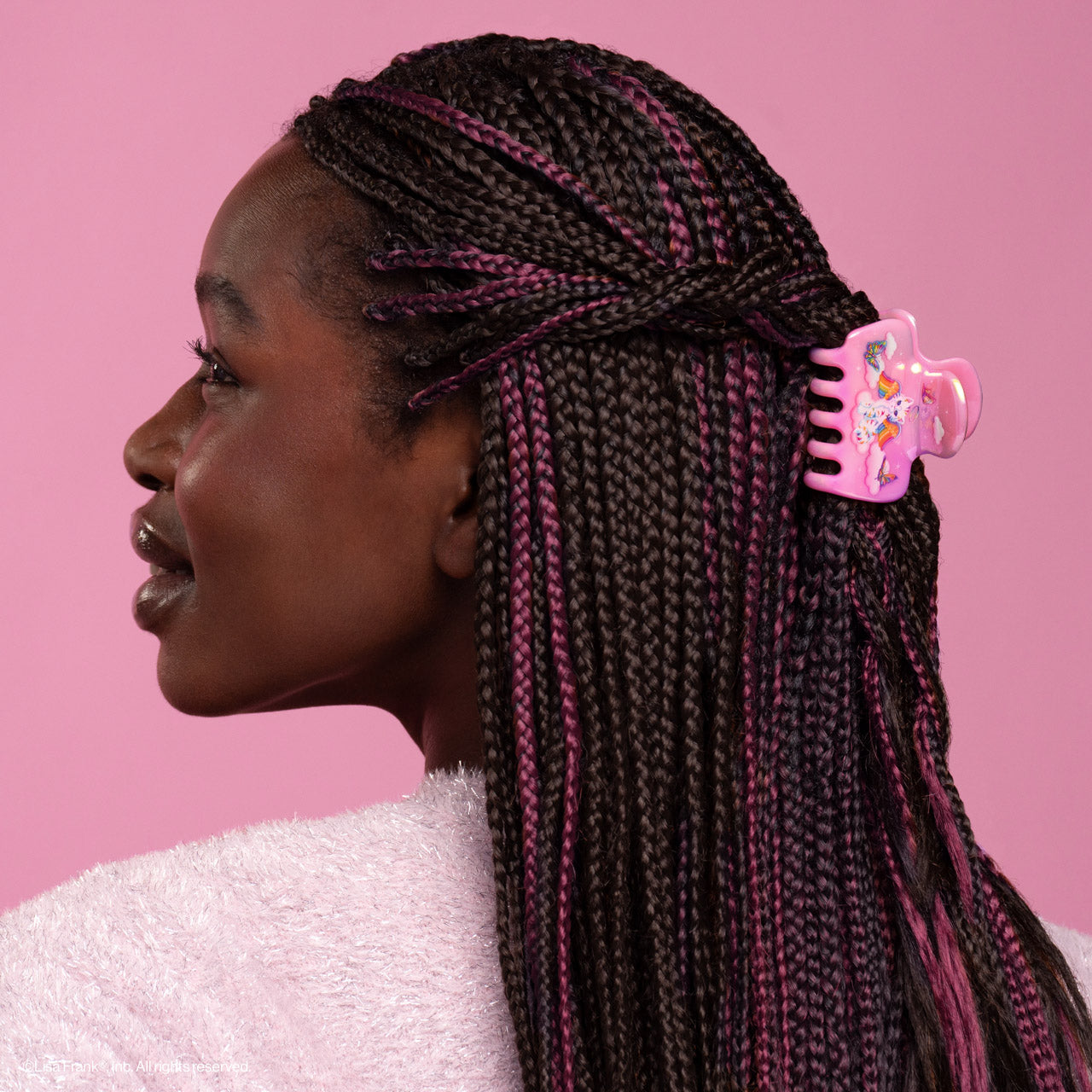 Lisa Frank x Kitsch Cloud Clip in Angel Kitty - Image 3