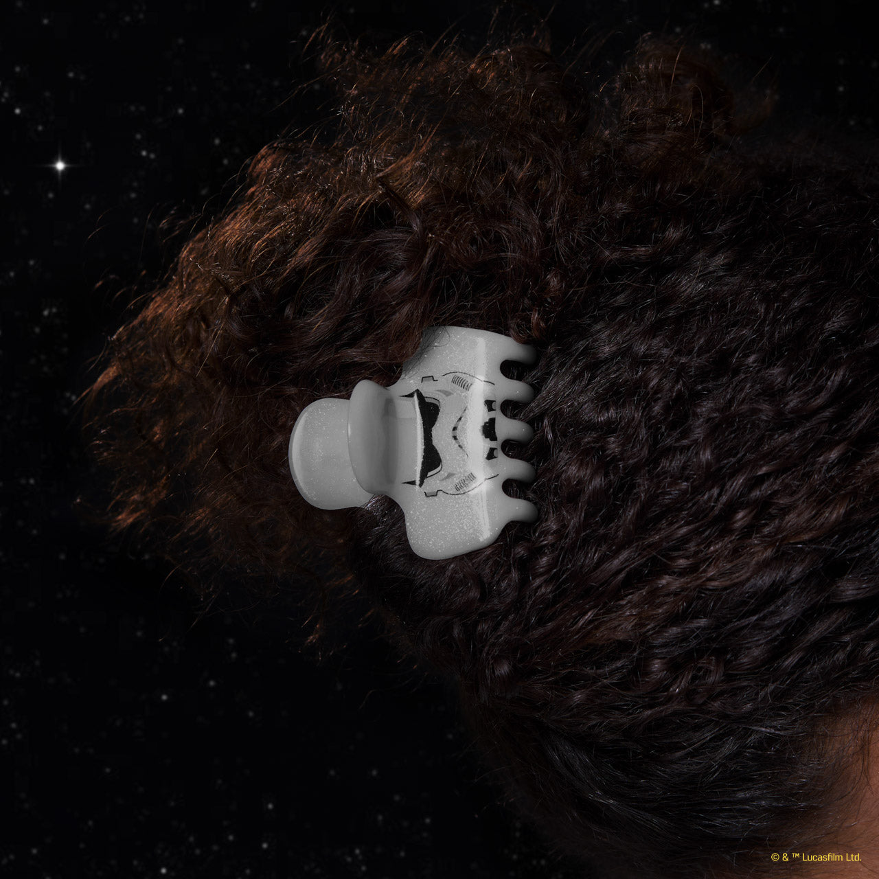 Star Wars & Kitsch Glitter Cloud Clip in Stormtrooper - Image 3