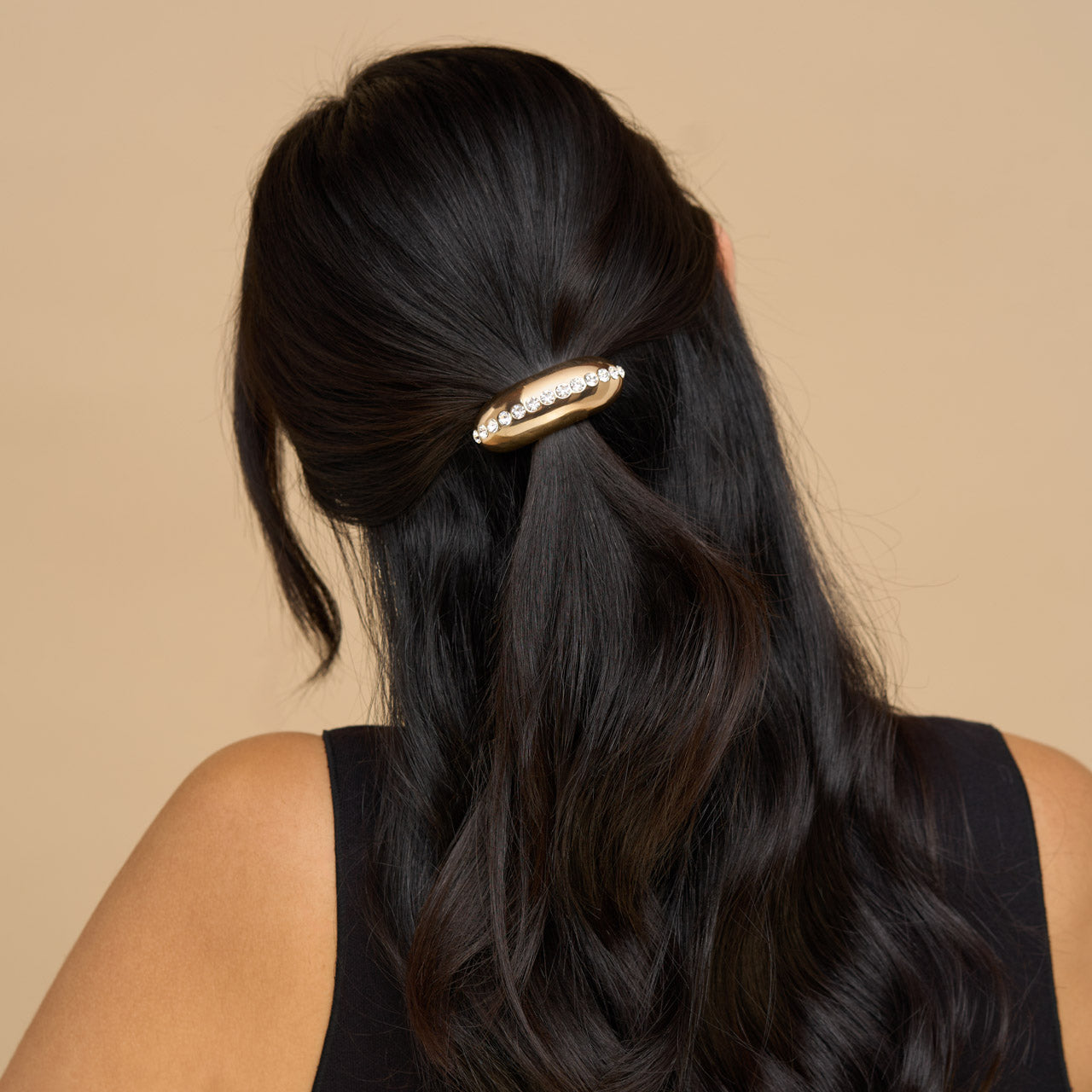 White Rhinestone Cloud Cuff - Medium - Image 4