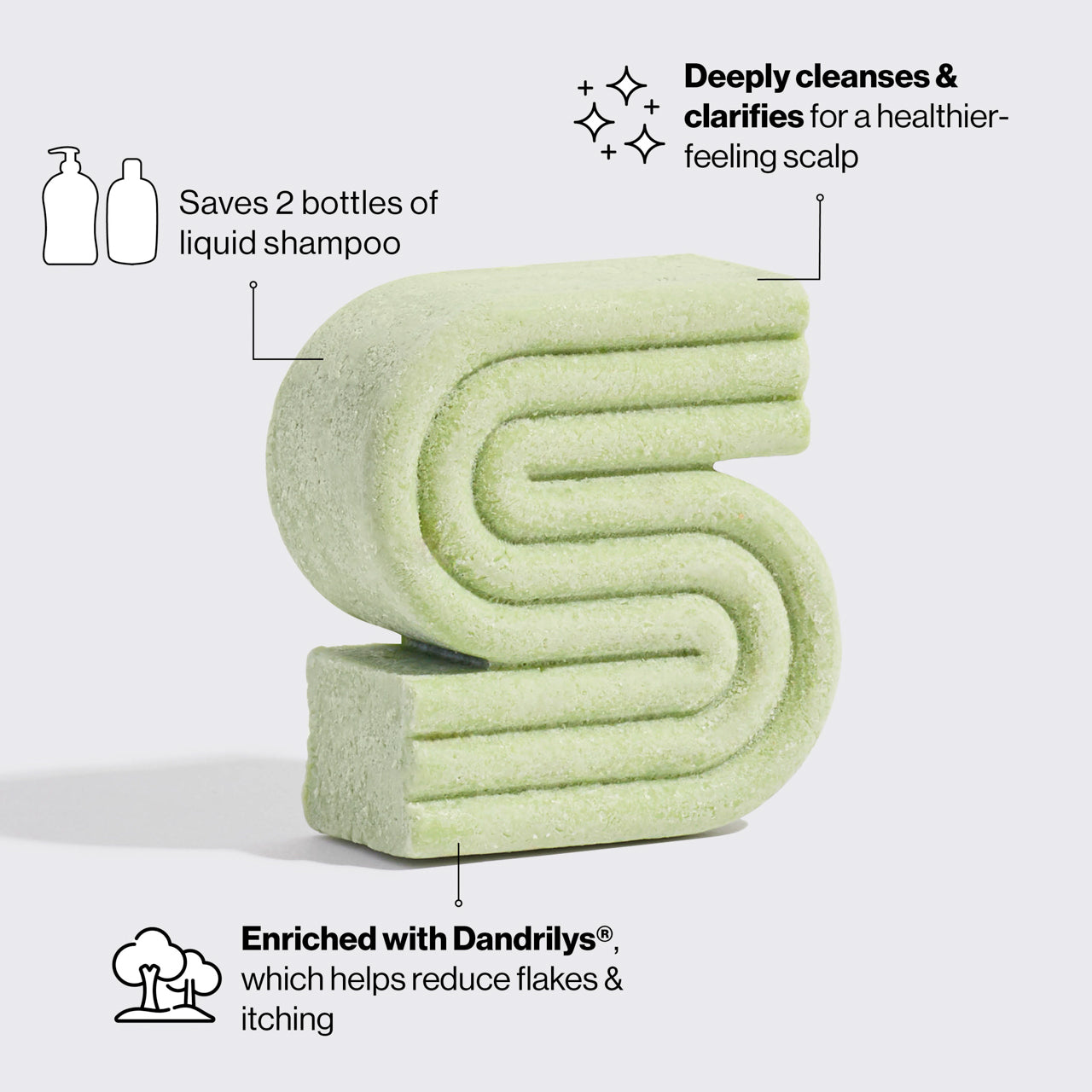 Tea Tree & Mint Clarifying Shampoo & Conditioner Bar Combo - Image 3