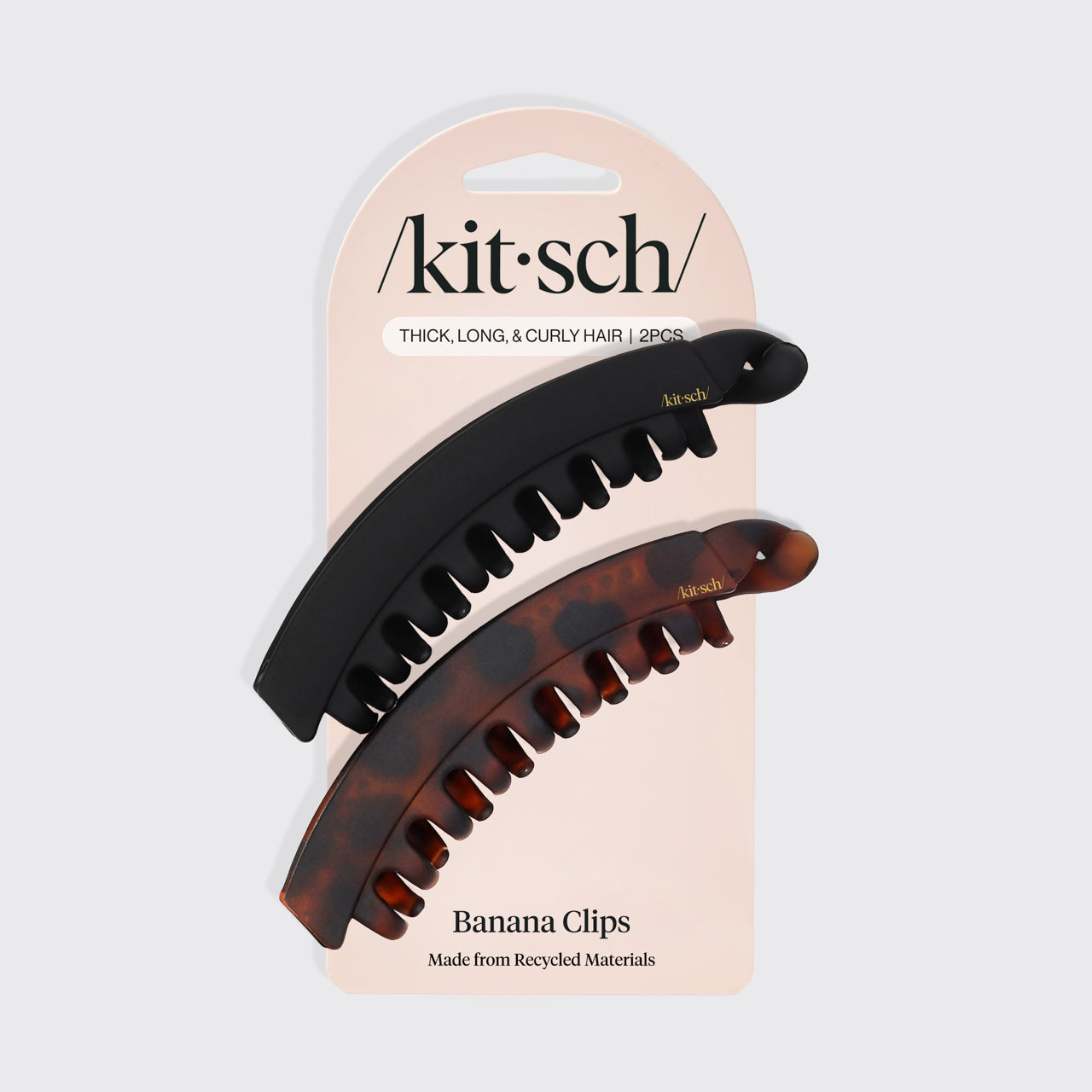 Banana Clip 2pc- Black & Tort - Image 4