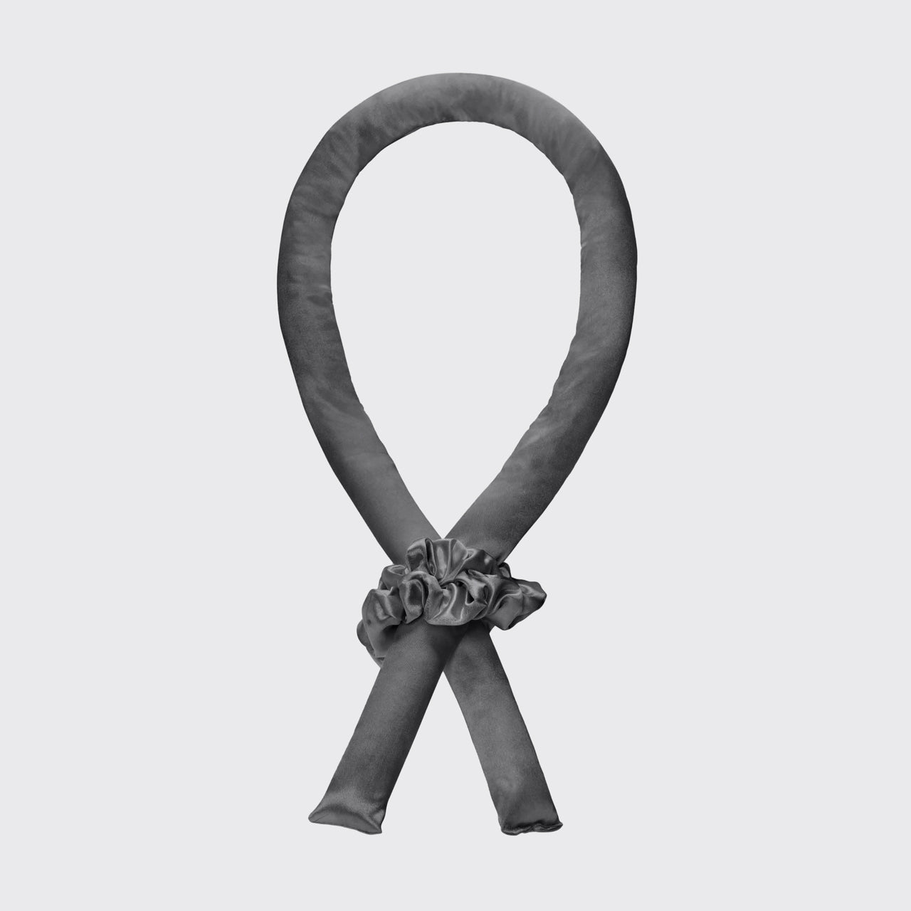 Alternative view of Charcoal Satin Heatless Curling Set