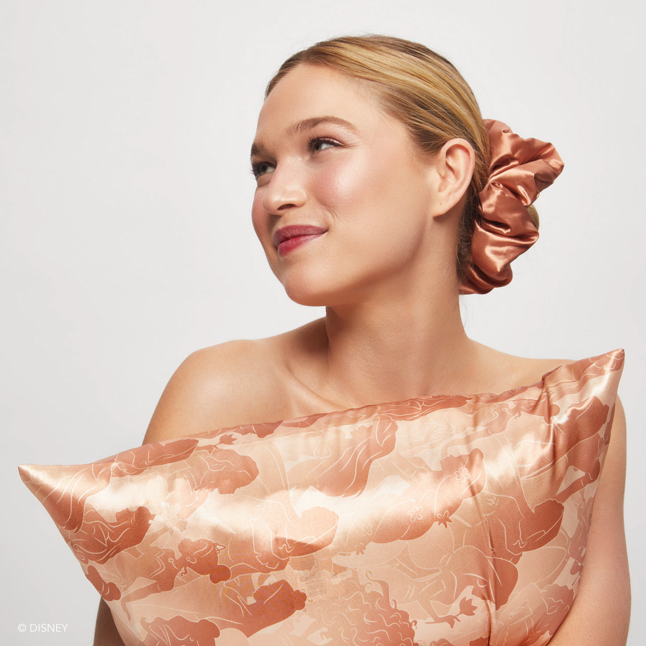 Alternative view of Kitsch x Disney Princess Satin Pillowcase in Disney Princess - King