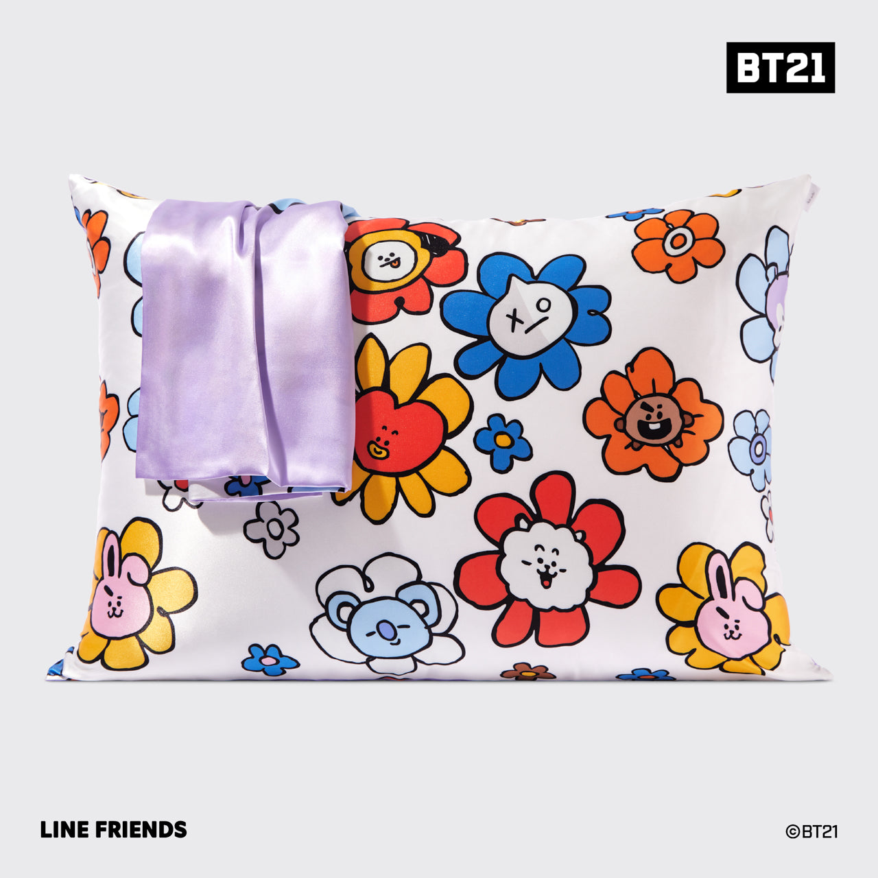 Alternative view of Kitsch x BT21 Satin Pillowcase in MANG