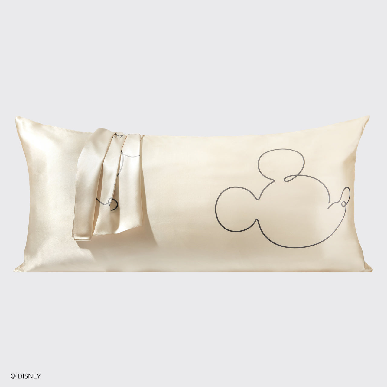 Kitsch x Mickey and Minnie Satin Pillowcase in Mr. Mouse - King - Image 2