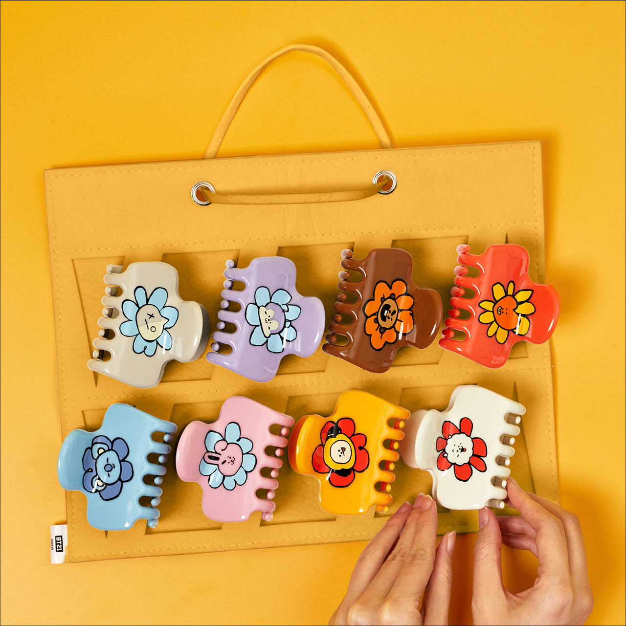 BT21 x Kitsch Claw Clip Organizer - Image 3