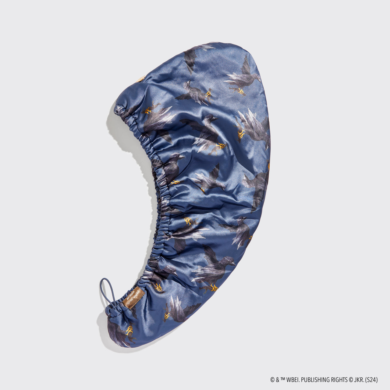 Alternative view of Kitsch x Harry Potter Satin Wrapped Hair Towel in Ravenclaw