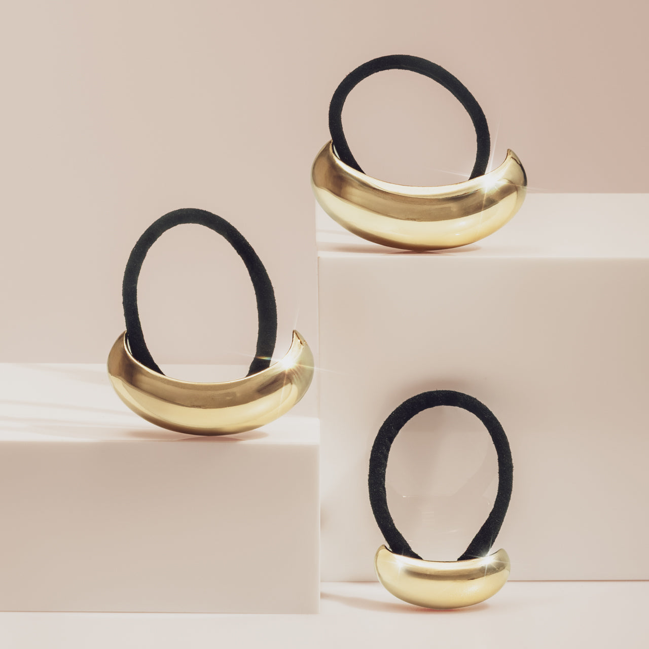 Gold Metal Cloud Cuff - Medium - Image 5