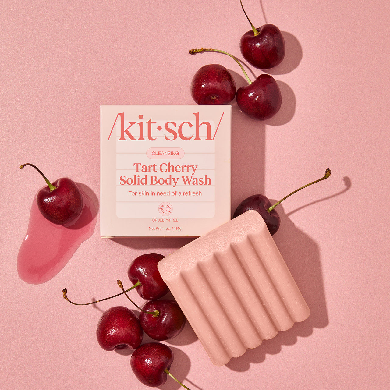 Cleansing Tart Cherry Solid Body Wash - Image 4