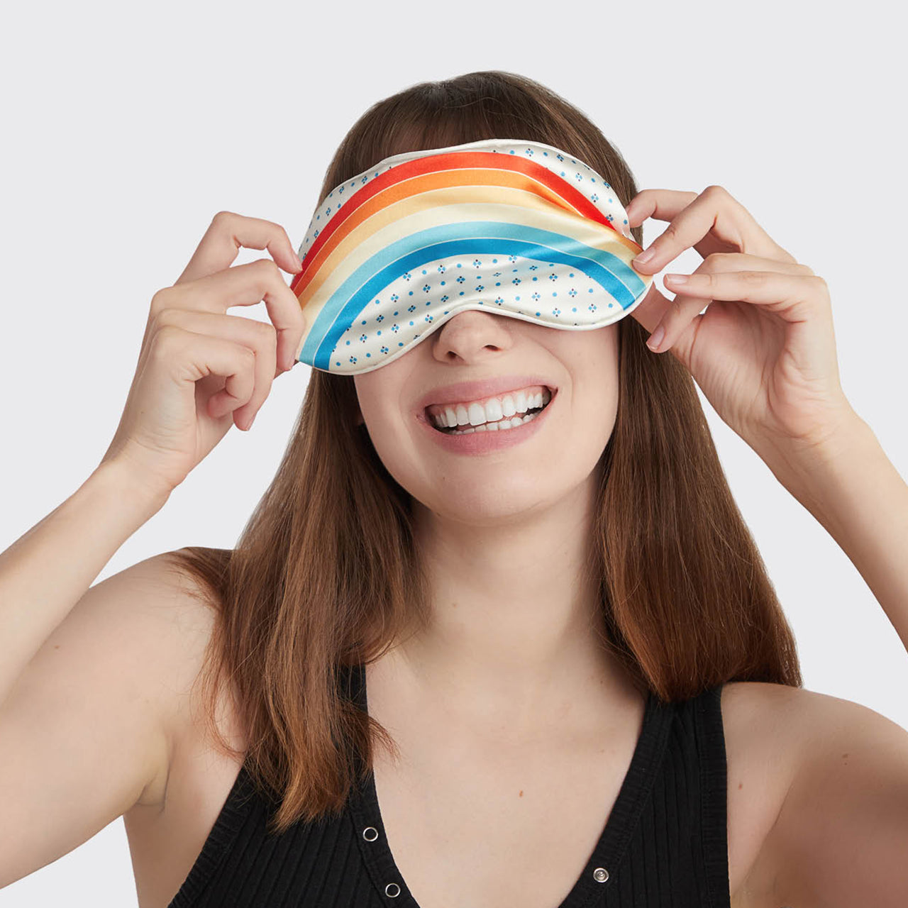 Stranger Things X Kitsch Rainbow Room Pillowcase + Eye Mask 2pc Set - Image 4